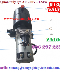 Bộ nguồn thủy lực AC 220V - 1.5kw