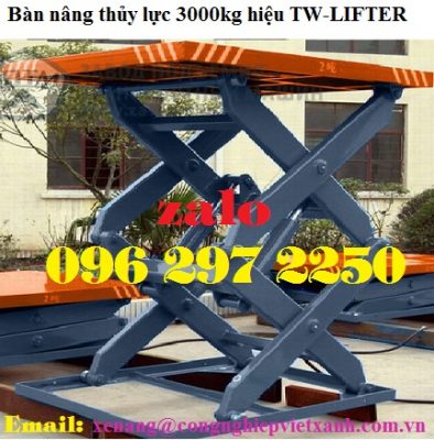 Bàn nâng thủy lực 3000kg hiệu TW-LIFTER