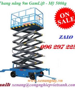 Thang nâng 9m GamLift - Mỹ 500kg