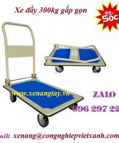 Xe đẩy 300kg gấp gọn