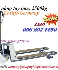 Xe nâng tay inox 2500kg Eoslift-Germany