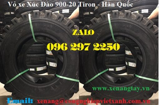 Vỏ xe Xúc Đào 900-20 Tiron - Hàn Quốc