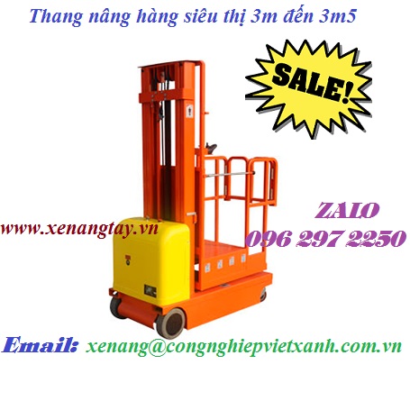 Thang nâng hàng siêu thị 3m đến 3m5