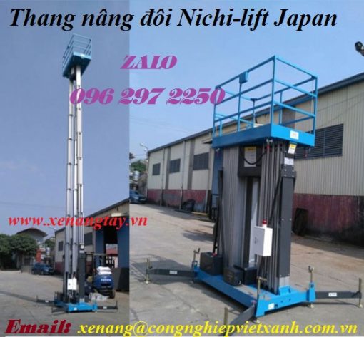 Thang nâng đôi Nichi-lift Japan