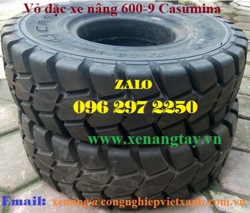 Vỏ đặc xe nâng 600-9 Casumina