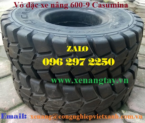 Vỏ đặc xe nâng 600-9 Casumina