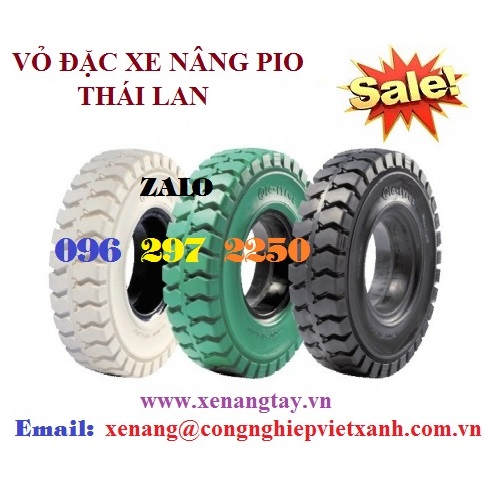 VỎ ĐẶC XE NÂNG PIO THÁI LAN