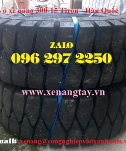 Vỏ xe nâng 300-15 Tiron - Hàn Quốc