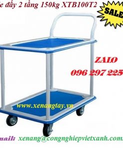 Xe đẩy 2 tầng 150kg XTB100T2