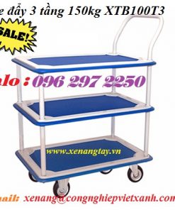 Xe đẩy 3 tầng 150kg XTB100T3