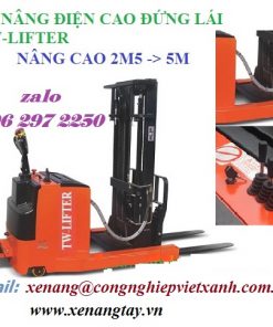 Xe nâng điện cao đứng lái 2m5 đến 5m TW-LIFTER