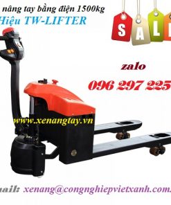 Xe nâng tay bằng điện 1500kg TW-LIFTER