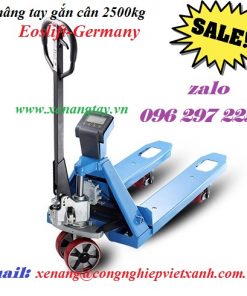 Xe nâng tay gắn cân 2500kg Eoslift-Germany