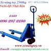 Xe nâng tay 2500kg Nichi-lift Nhật Bản ( 685x1220mm)