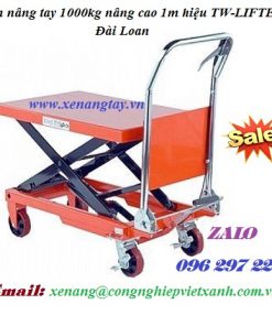 Bàn nâng tay 1000kg nâng cao 1m hiệu TW-LIFTER Đài Loan 