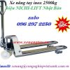 Xe nâng tay inox 2500kg hiệu NICHI-LIFT Nhật Bản