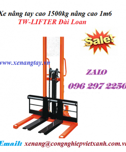 Xe nâng tay cao 1500kg nâng cao 1m6