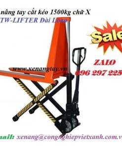 Xe nâng tay cắt kéo 1.5 tấn chữ X TW-LIFTER