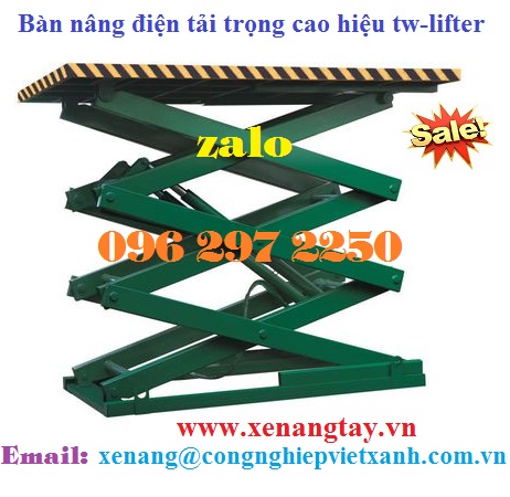 BÀN NÂNG ĐIỆN TẢI TRỌNG CAO HIỆU TW-LIFTER