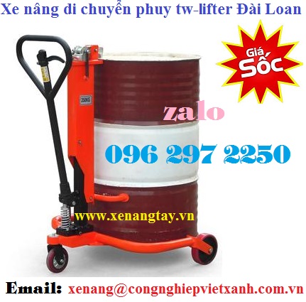 Xe nâng di chuyển phuy tw-lifter Đài Loan