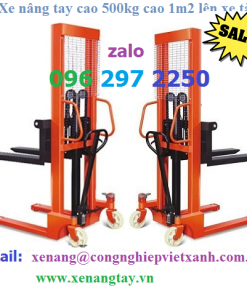 xe nâng tay cao 500 kg giá rẻ