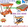 Xe nâng mặt bàn con lăn 350kg nâng cao 1.3 mét NAL35