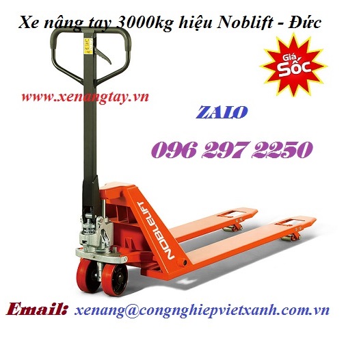 Xe nâng tay 3000kg hiệu Noblift – Đức