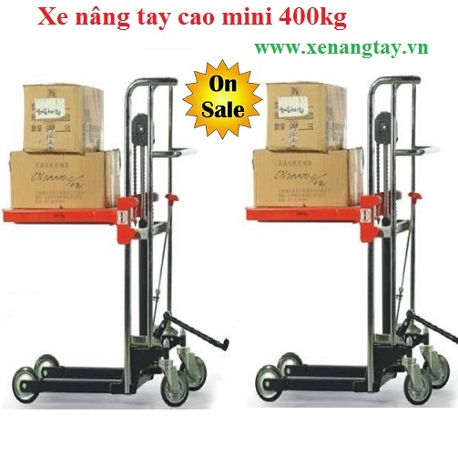 Xe nâng tay cao mini 400kg nâng cao 1100mm GAMLIFT