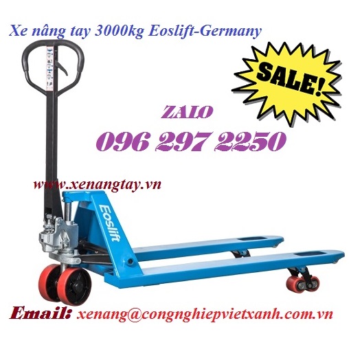 Xe nâng tay 3000kg Eoslift-Germany