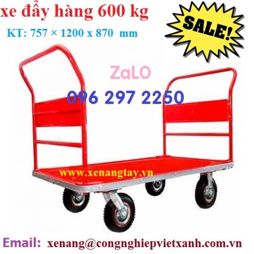 XE ĐẨY HÀNG 4 BÁNH XE 600KG XTH250S2