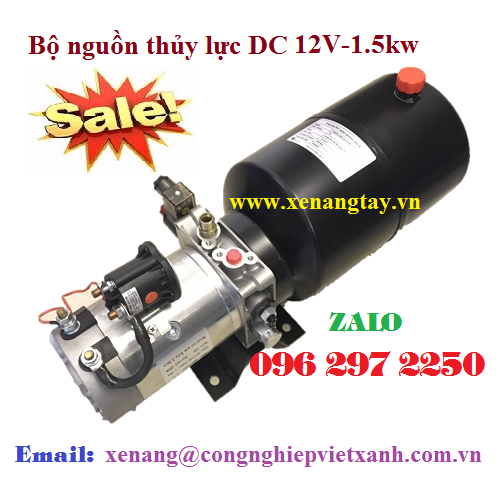 Bộ nguồn thủy lực DC 12V-1.5kw