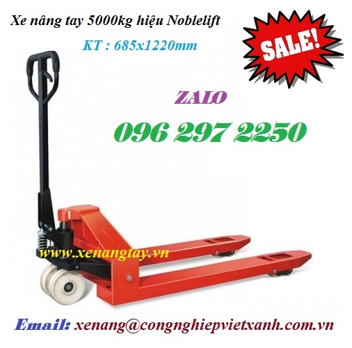 Xe nâng tay 5000kg hiệu Noblelift