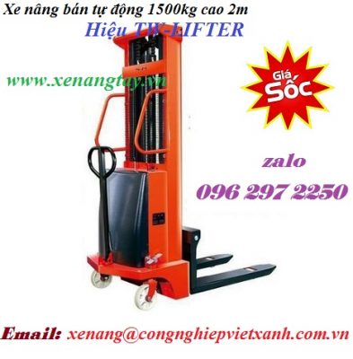 Xe nâng bán tự động 1500kg cao 2m TW-LIFTER