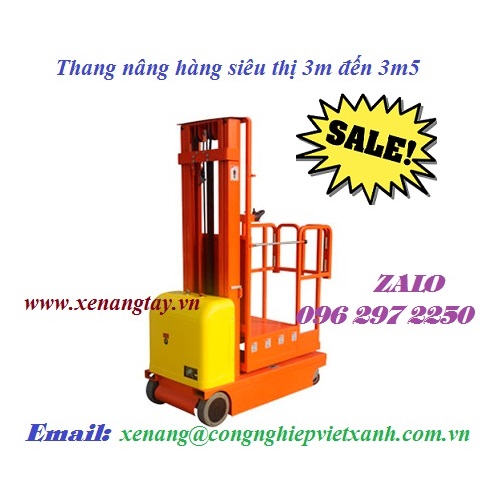 Thang nâng hàng siêu thị 3m đến 3m5