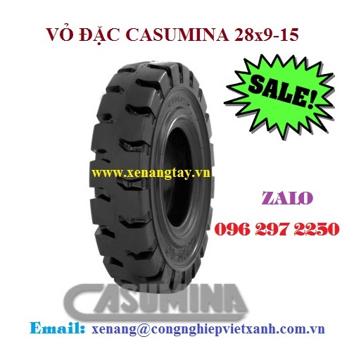 Vỏ đặc casumina 28x9-15