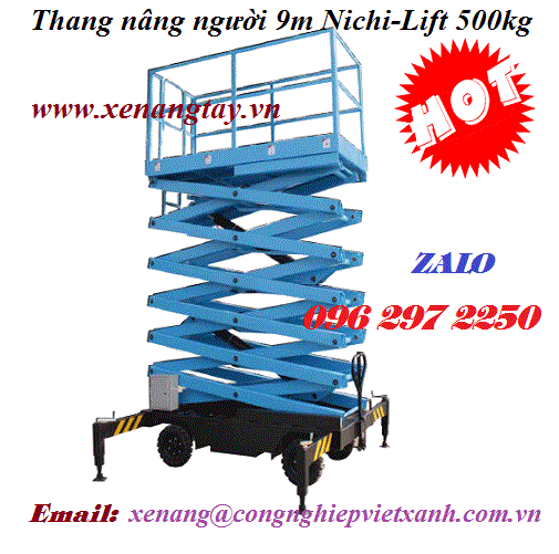 Thang nâng 9m GamLift – Mỹ 500kg