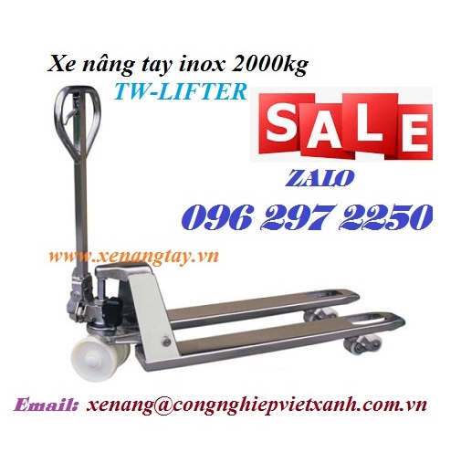 Xe nâng tay inox 2000kg TW-LIFTER