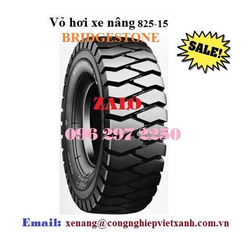 Vỏ xe nâng 825-15-bridgestone