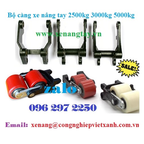 Bộ càng xe nâng tay 2500kg 3000kg 5000kg