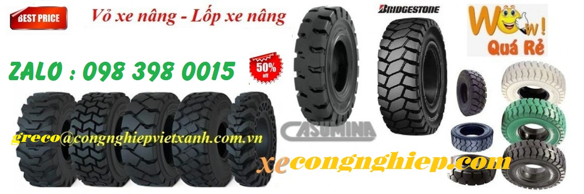 Lốp xe nâng Casumina loại đặc